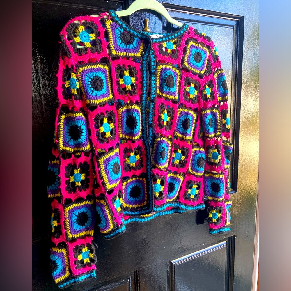 Vintage Crochet Cardigan